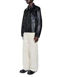 Duke Faux Memory Leather Jacket