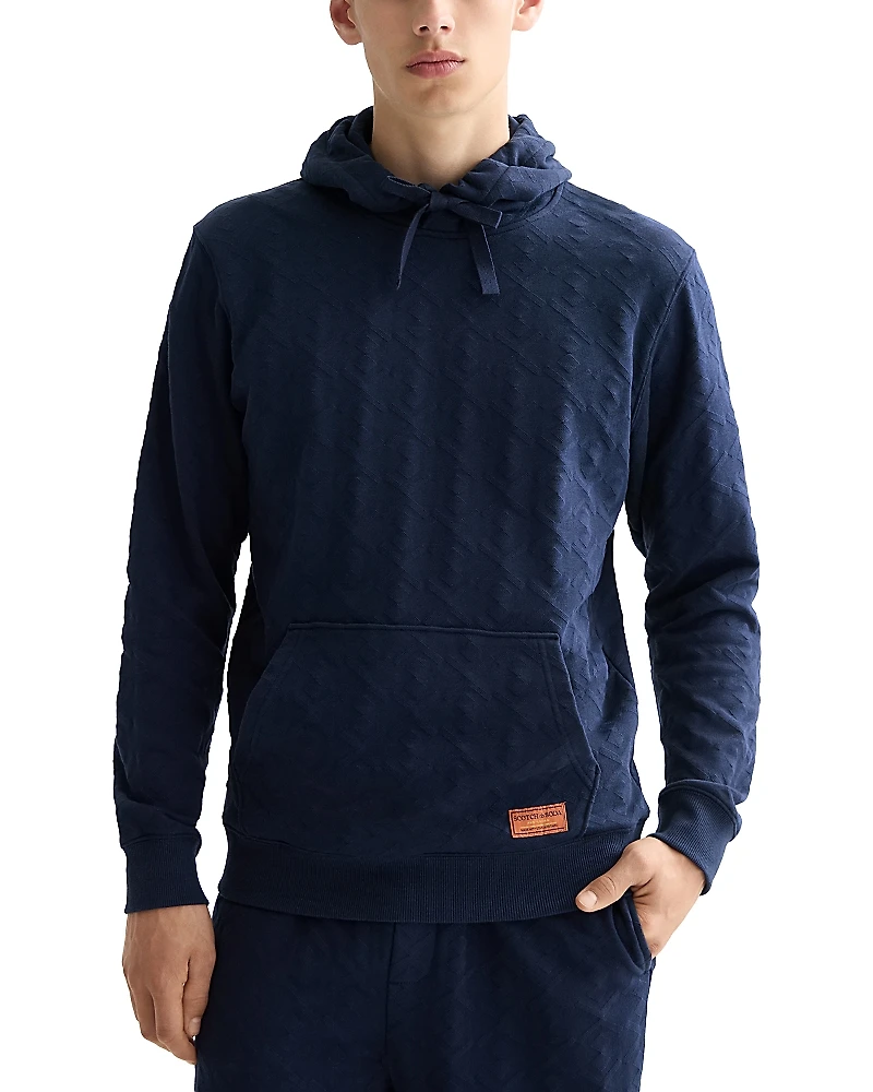 Scotch & Soda Jacquard Terry Hoodie