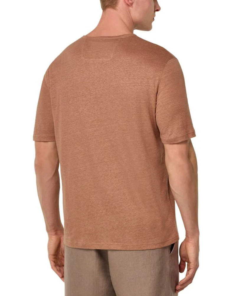 Stretch Split Collar Tee