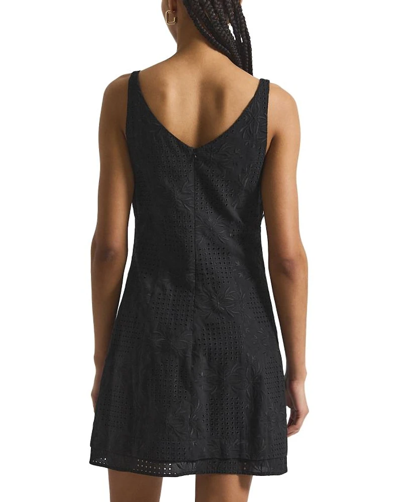 Saige Garden Tile Eyelet Mini Dress
