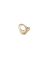 18K Gold-Plated Ring with Large Central Oval