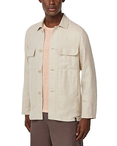 Boggi Milano Bond Linen Shirt Jacket
