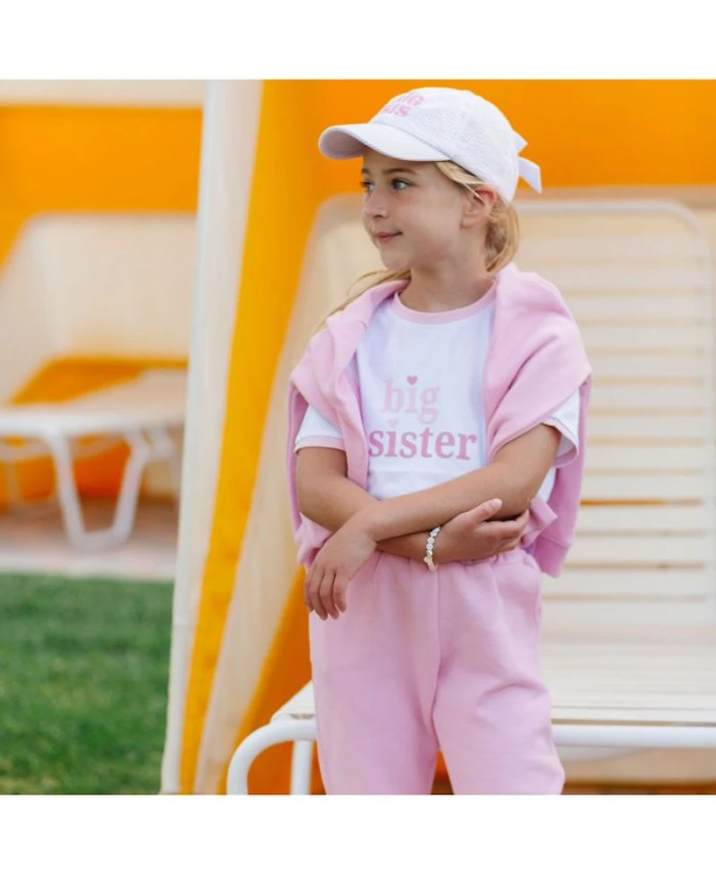Girls' Big Sister Crewneck T-Shirt - Baby