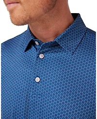 Versa Short Sleeve Polo Set Sail Honeycomb