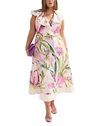 Matilda Floral Print Midi Dress