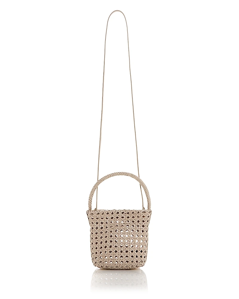 Madewell Handwoven Caned Leather Mini Bag