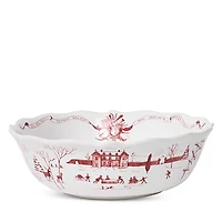 Juliska Country Estate Winter Frolic 11'' Serving Bowl, Ruby