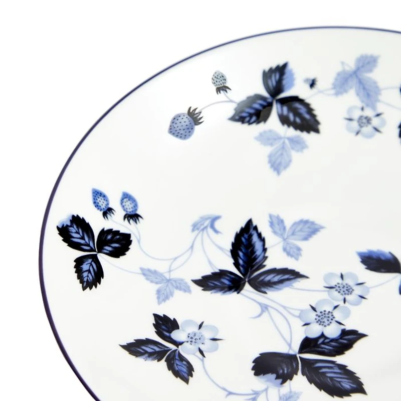 Wild Strawberry Inky Blue Teacup & Saucer