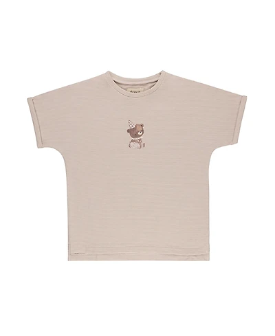 Ely's & Co. Boys' Organic Bear Collection French Terry Tee - Little Kid