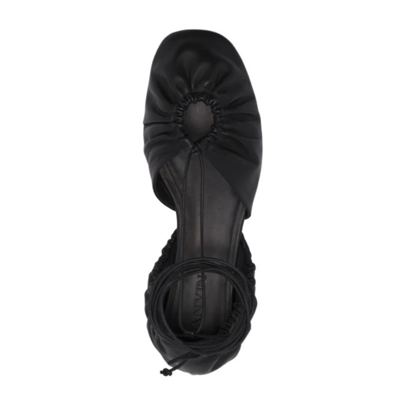 Women's Mesure Lace-Up Leather Ballerina