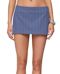 Edikted Frankey Pinstripe Mini Skort