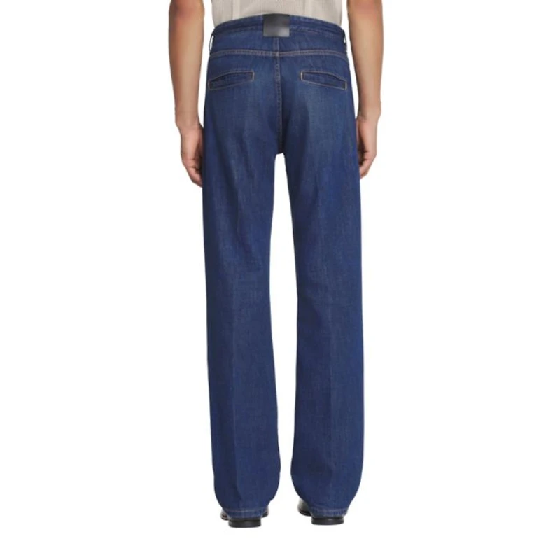 Straight Fit Denim Pants Light Wash