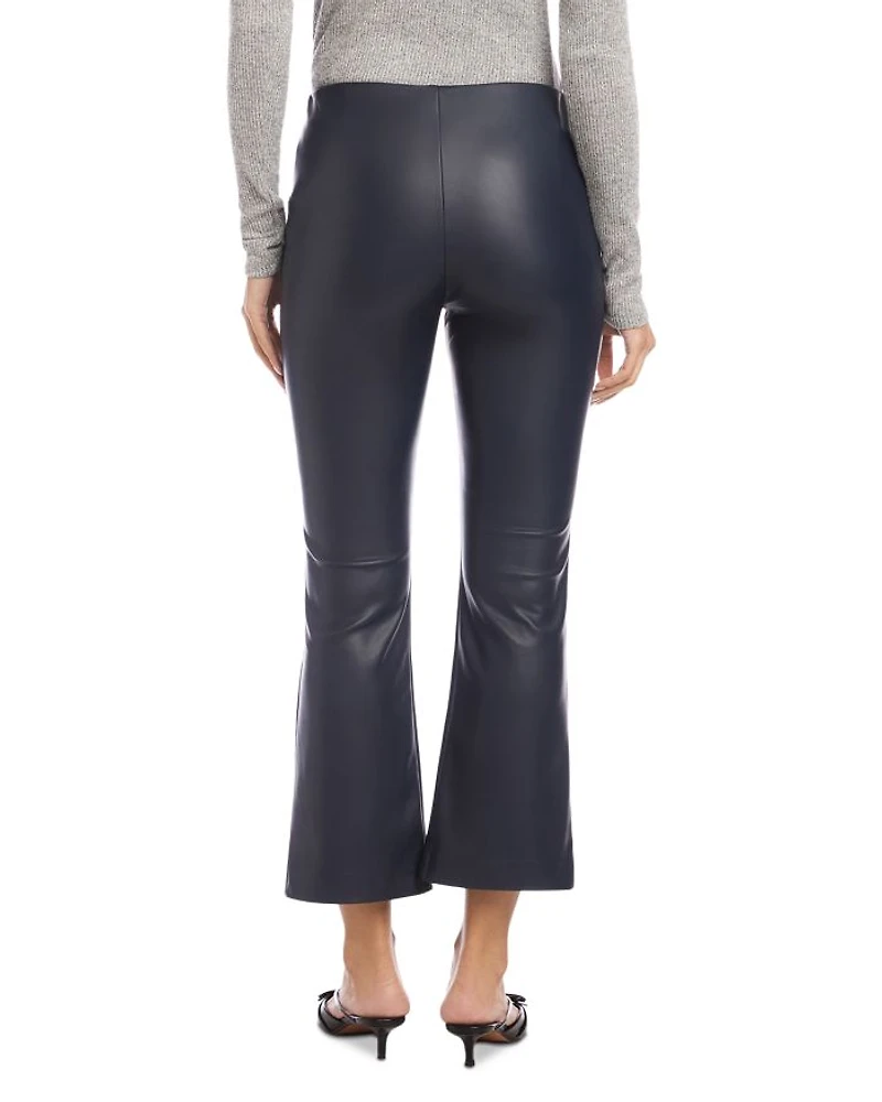 Sigourney Pintuck Faux Leather Pants