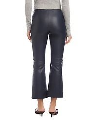 Sigourney Pintuck Faux Leather Pants