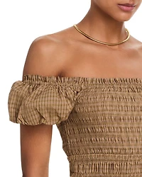 Cassidy Smocked Midi Dress
