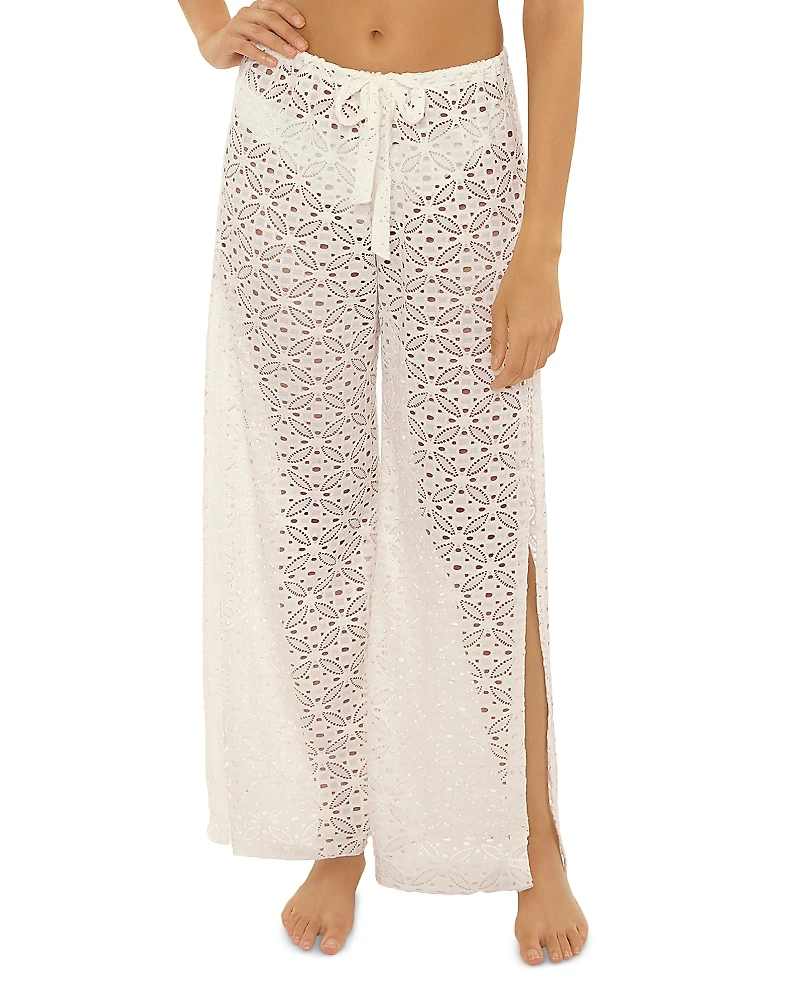 Becca by Rebecca Virtue Las Colinas Lace Swim Cover-Up Pants