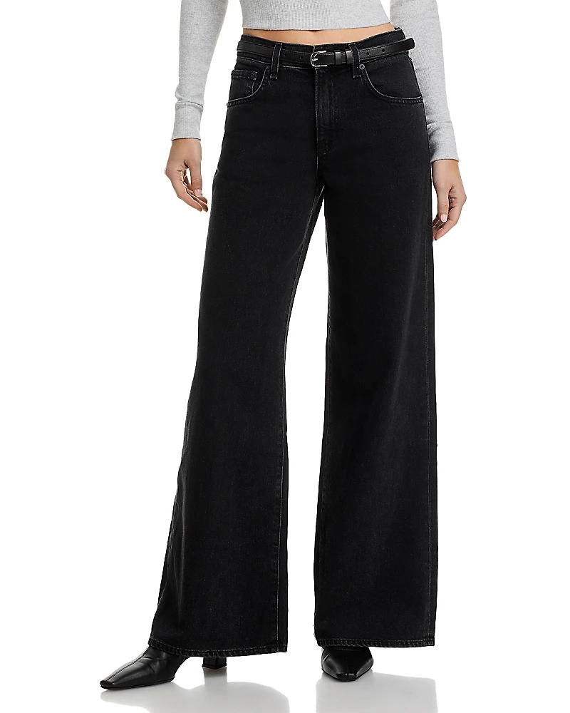 Askk Ny Atomic High Rise Wide Leg Jeans