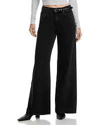 Askk Ny Atomic High Rise Wide Leg Jeans