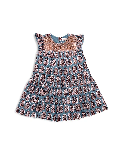 Pink Chicken Girls' Fiona Ruffle Dress - Little Kid