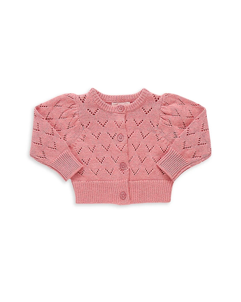 Pink Chicken Girls' Connie Cardigan Sweater - Baby