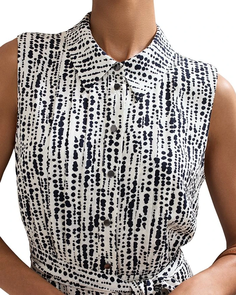 Janine Spot Print Jumpsuit