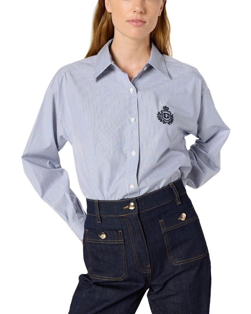 Alison Embroidered Pocket Shirt