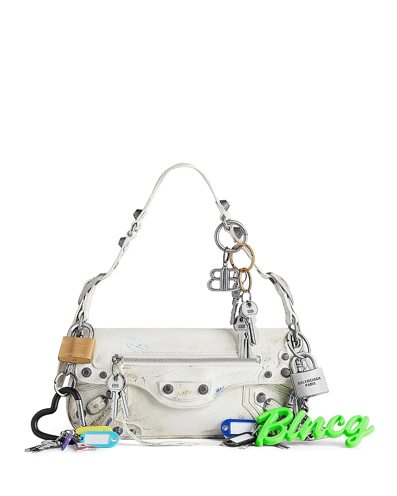 Balenciaga Le Cagole Sling Bag Used Effect with Charms