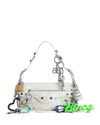 Balenciaga Le Cagole Sling Bag Used Effect with Charms