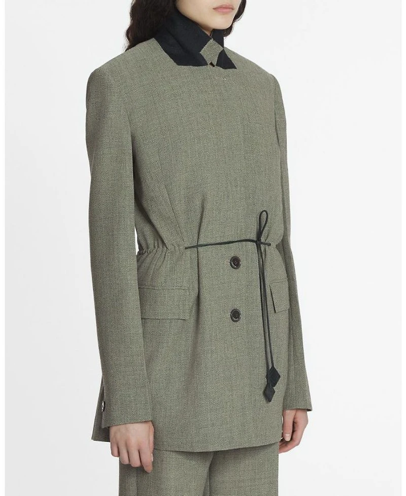 Belted Wool Jacket