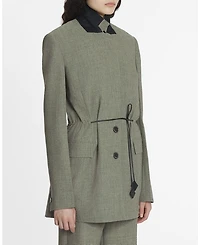 Belted Wool Jacket