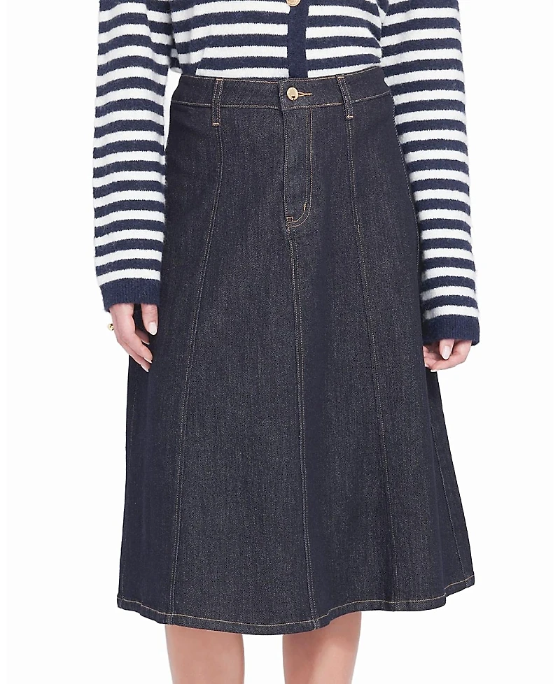 Elle Denim Midi Skirt