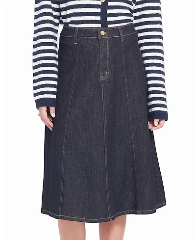Elle Denim Midi Skirt
