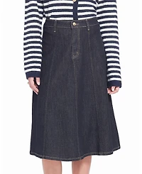 Elle Denim Midi Skirt
