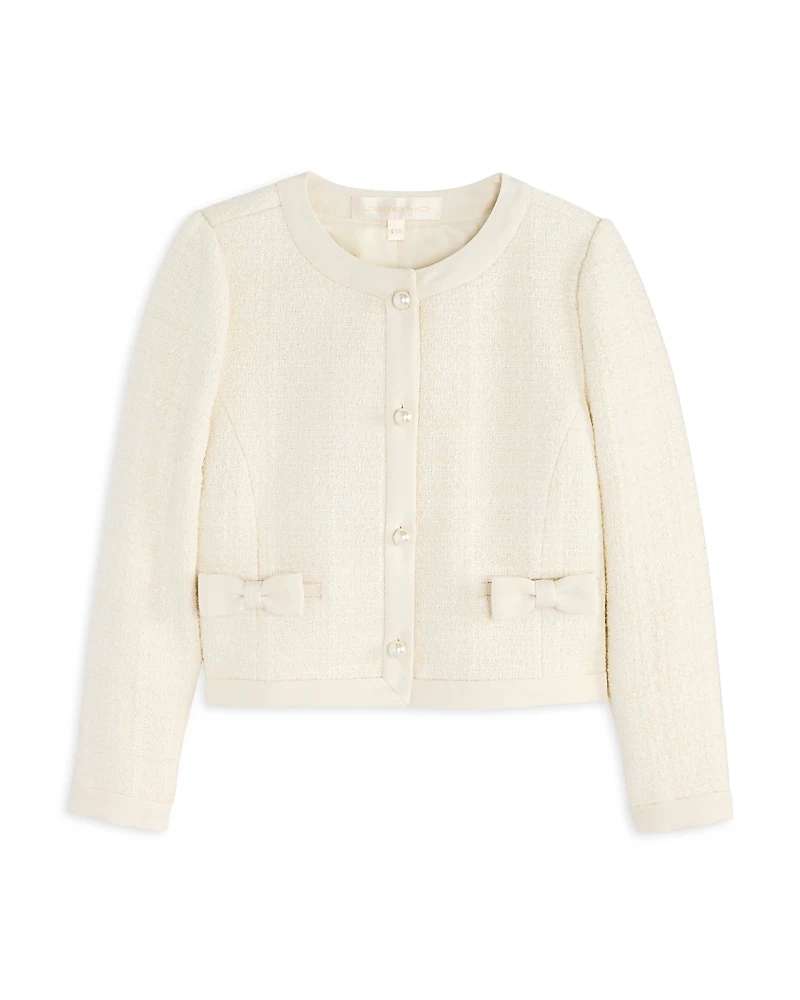 LoveShackFancy Girls' Palomina Jacket - Big Kid