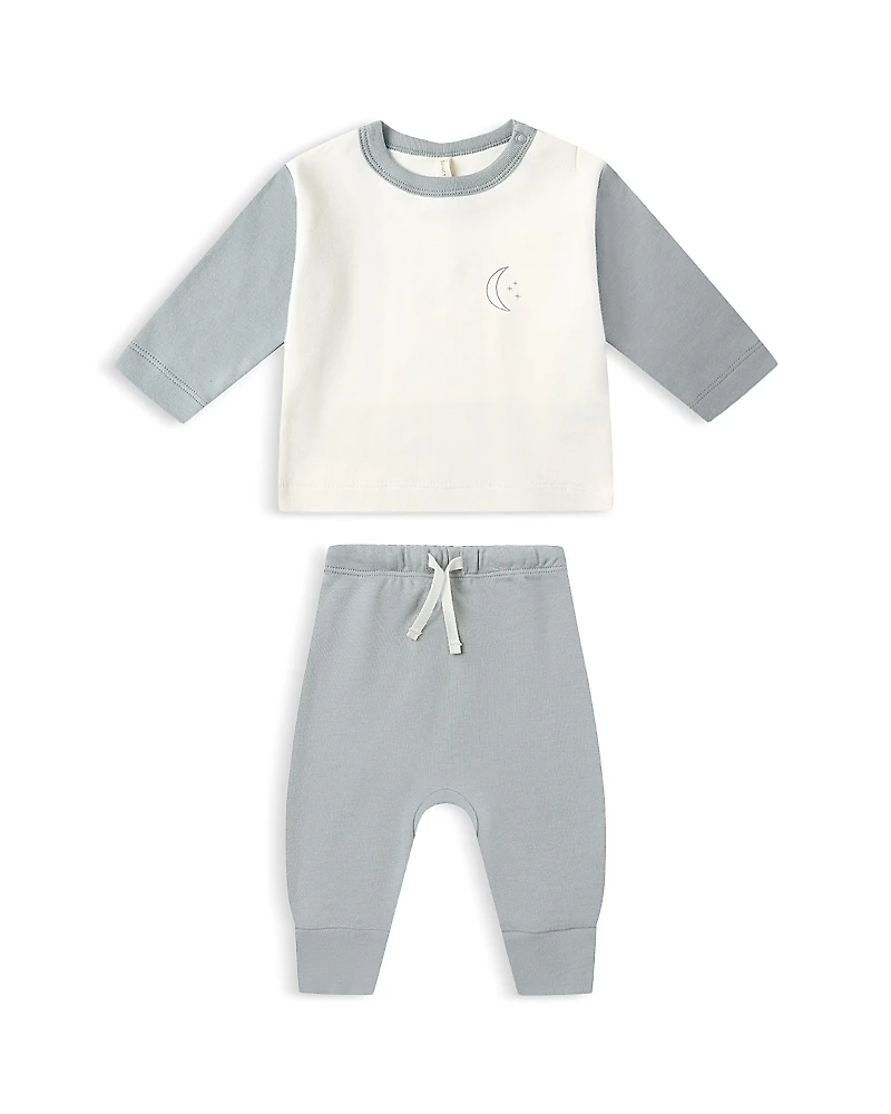 Quincy Mae Boys' Long Sleeved Raglan Tee & Pants Set - Baby