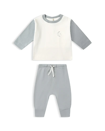 Quincy Mae Boys' Long Sleeved Raglan Tee & Pants Set - Baby