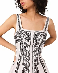 Short Embroidered Dress