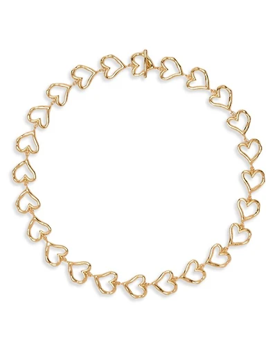 Heart Necklace, 16.7"L