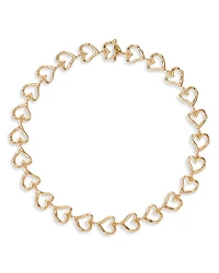 Heart Necklace, 16.7"L