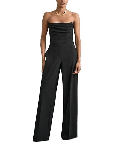 Ayla Structured Bandeau Jumpsuit