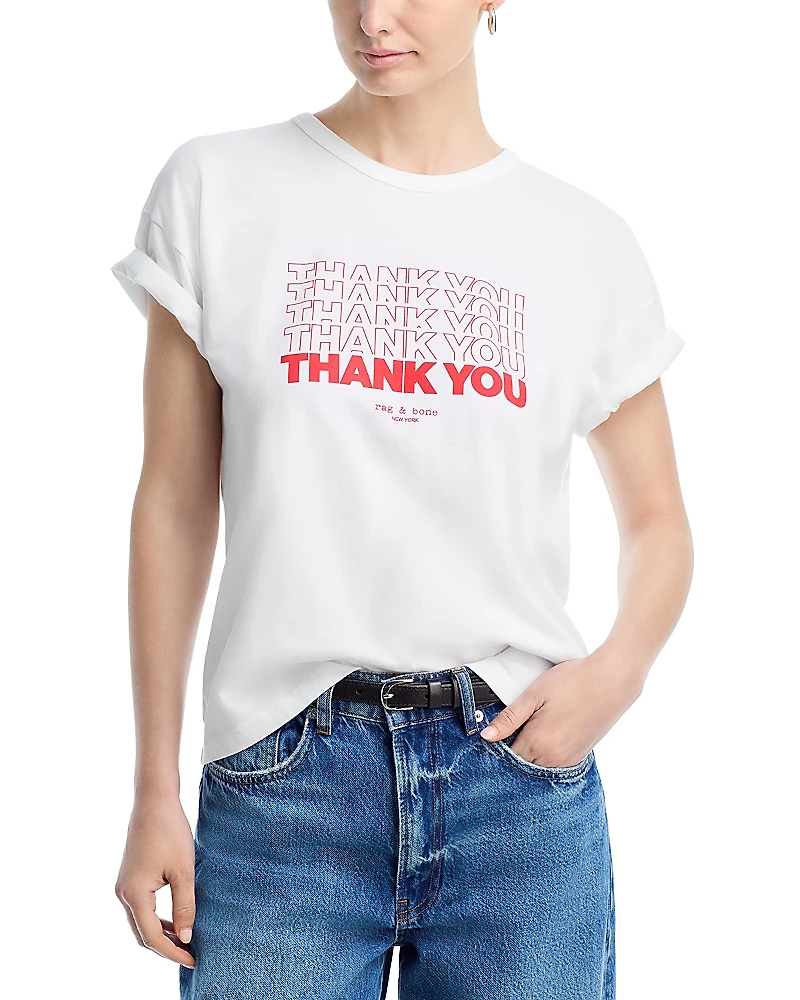 rag & bone Thank You Graphic Tee