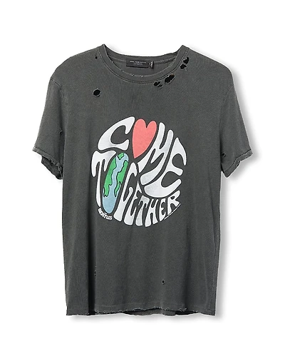 Junk Food Clothing Women's The Beatles Come Together Vintage Destroy Tee