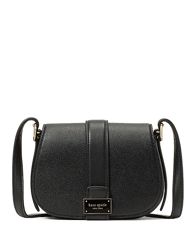 kate spade new york Nouveau Textured Leather Mini Saddle Bag