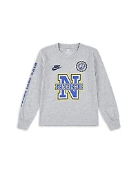 Nike Boys' Athletics Long Sleeve Graphic Logo Tee - Little Kid