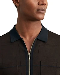 Baxter Zip Front Short Sleeve Shirt