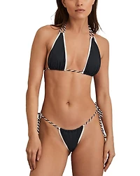Effie Triangle Bikini Top