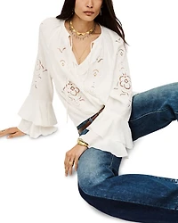 Omar Eyelet Top