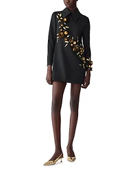 Carolina Herrera Embellished Shift Dress