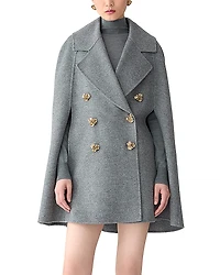 Carolina Herrera Double Breasted Cape Coat