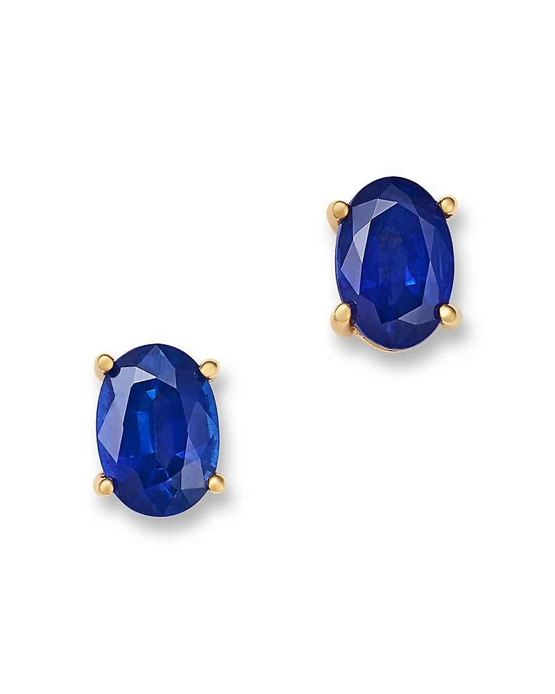 Bloomingdale's Fine Collection Oval Stud Earrings